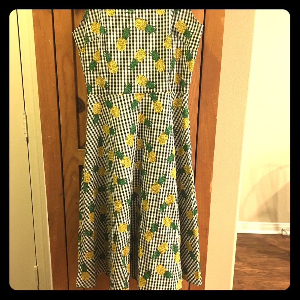 Retro Pineapple dress (S)